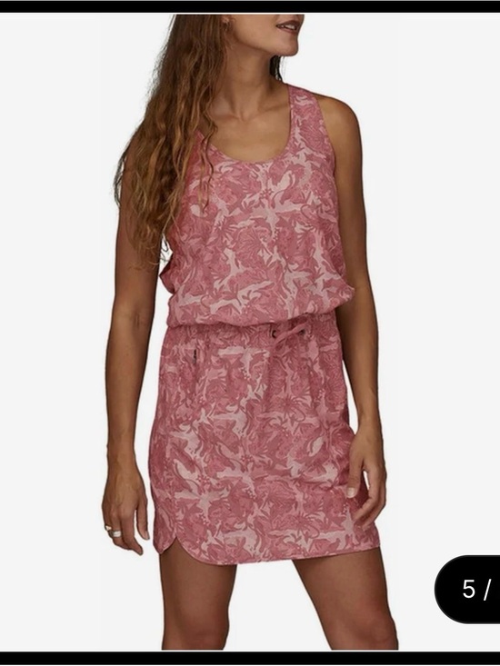 Patagonia Dresses & Skirts - Patagonia Fleetwith Dress Floral Mauve O